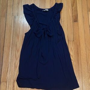 Old Navy Navy Blue Women's Tank Top with tie. Size medium